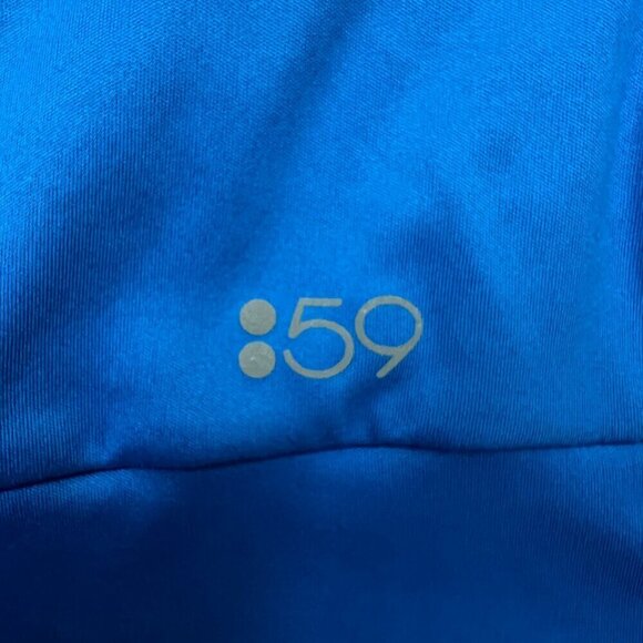 NWOT Splits59 Blue Gray Active 2 in 1 Built‎ In Bra & Racer Back Tank Top Sz M - Picture 7 of 9